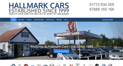 Desktop Screenshot of hallmarkcarsltd.co.uk