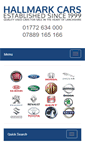 Mobile Screenshot of hallmarkcarsltd.co.uk